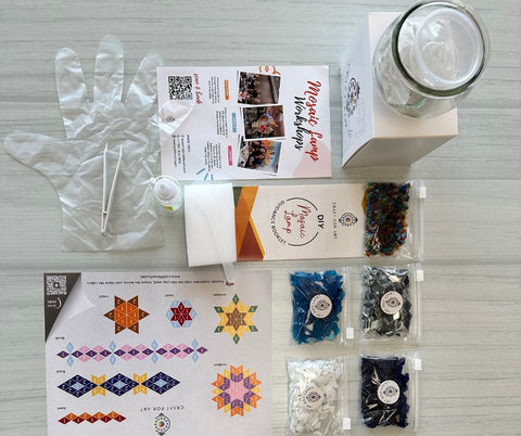 Candle Holder Homekit - Craft for Art Turkish Mosaic Lamp Workshop