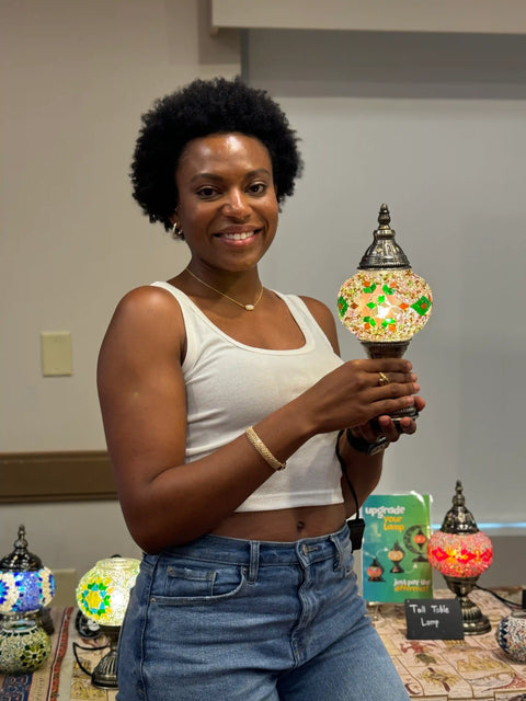 Orlando Mosaic Art Classes - Craft for Art Turkish Mosaic Lamp Workshop
