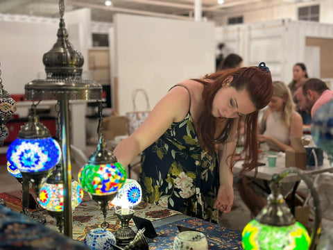 Cincinnati Mosaic Art Classes - Craft for Art Turkish Mosaic Lamp Workshop