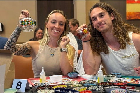 Orlando Mosaic Art Classes - Craft for Art Turkish Mosaic Lamp Workshop