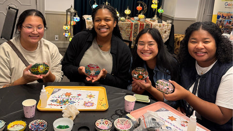 Orlando Mosaic Art Classes - Craft for Art Turkish Mosaic Lamp Workshop