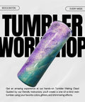 Tumbler Making Class with Resin Art in Boca Raton - Craft for Art Turkish Mosaic Lamp Workshop