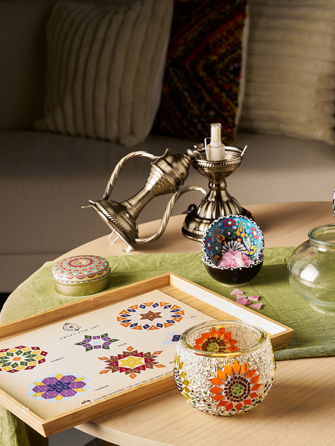 The Villages Mosaic Art Classes - Craft for Art Turkish Mosaic Lamp Workshop