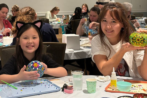 Fort Myers Mosaic Art Classes - Craft for Art Turkish Mosaic Lamp Workshop