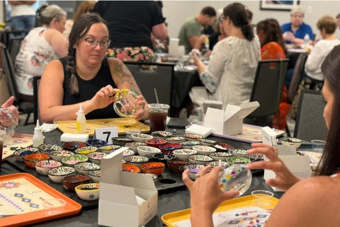 Orlando Mosaic Art Classes - Craft for Art Turkish Mosaic Lamp Workshop