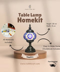 Table Lamp Homekit - Craft for Art Turkish Mosaic Lamp Workshop