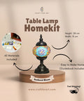 Table Lamp Homekit - Craft for Art Turkish Mosaic Lamp Workshop