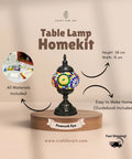 Table Lamp Homekit - Craft for Art Turkish Mosaic Lamp Workshop
