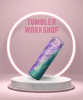 Tumbler Making Class with Resin Art in Boca Raton - Craft for Art Turkish Mosaic Lamp Workshop