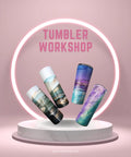 Tumbler Making Class with Resin Art in Boca Raton - Craft for Art Turkish Mosaic Lamp Workshop